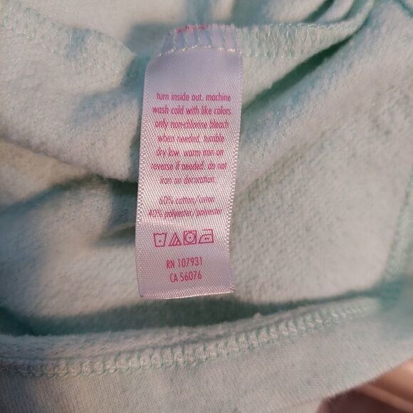 Kids Girls Pullover Short Cut Hoddie with Drawstring - Picture 11 of 11